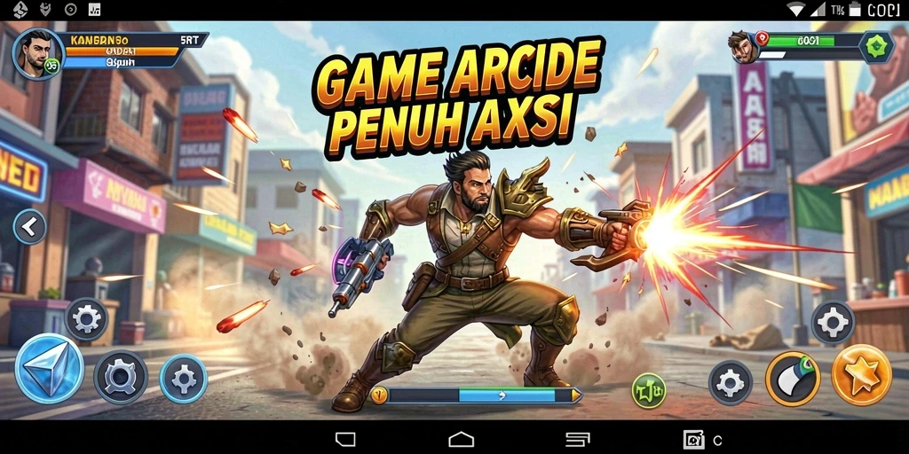 Tampilan menarik dari gameplay 5RT yang penuh aksi.