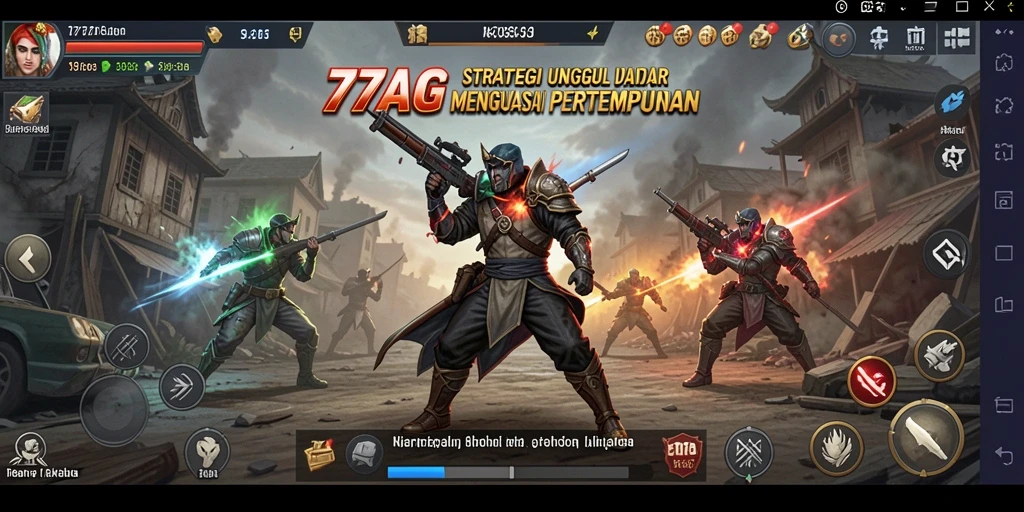 Tampilan gameplay <strong>77AG</strong> yang mendebarkan dengan taktik pertempuran.