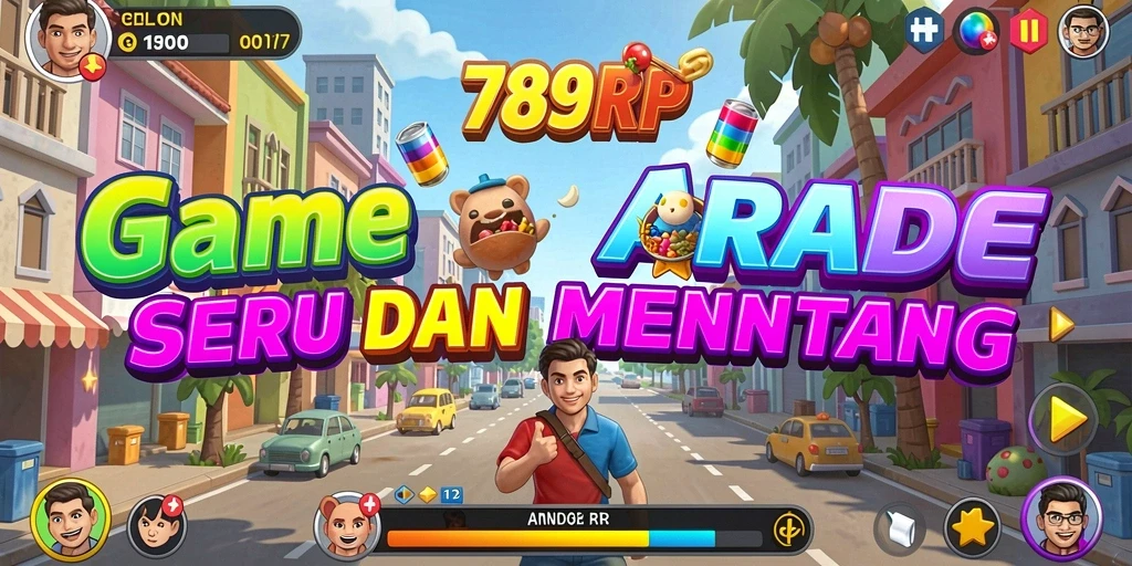 Screenshot utama 789RP menampilkan aksi gameplay Arcade yang menantang.