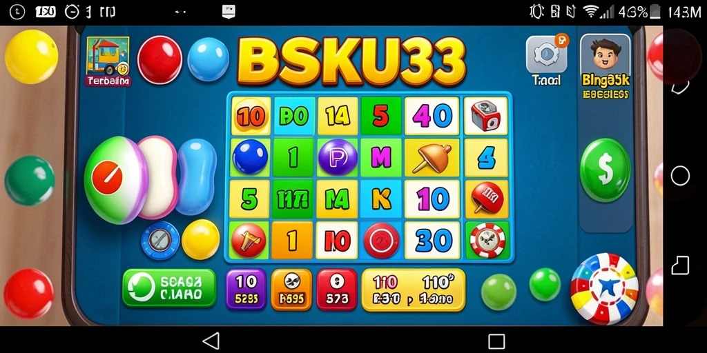 Tampilan gameplay seru dan interaktif dari BOSKU33 yang menunjukkan Bingo.