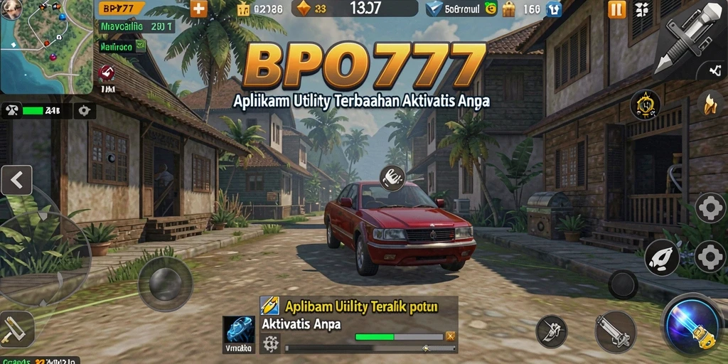 Tampilan aplikasi BPO777 dengan antarmuka yang sederhana dan fungsional.