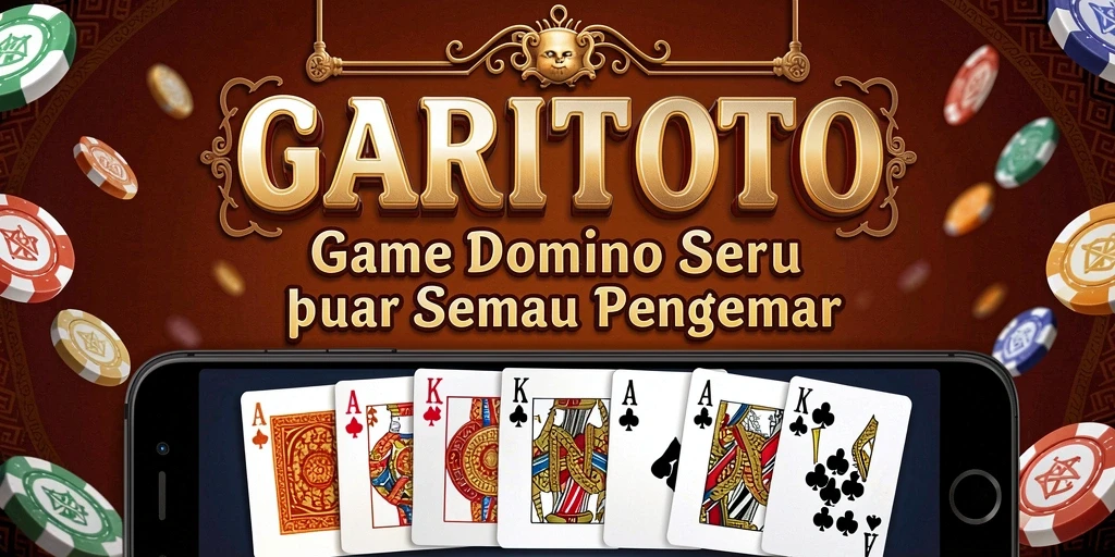 Tampilan gameplay GARITOTO yang menarik saat bermain Domino bersama teman.