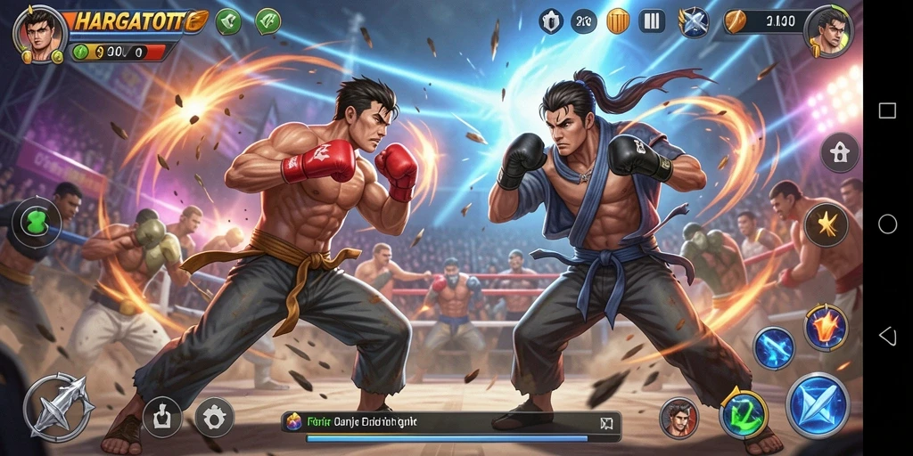 Gameplay HARGATOTO yang mendebarkan dan menantang.