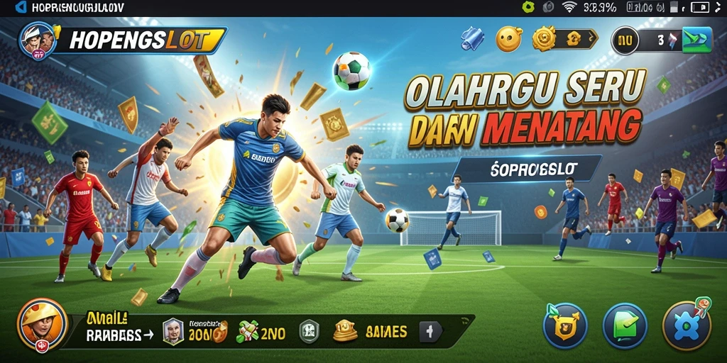 Gameplay seru HOPENGSLOT dengan kompetisi olahraga nyata.