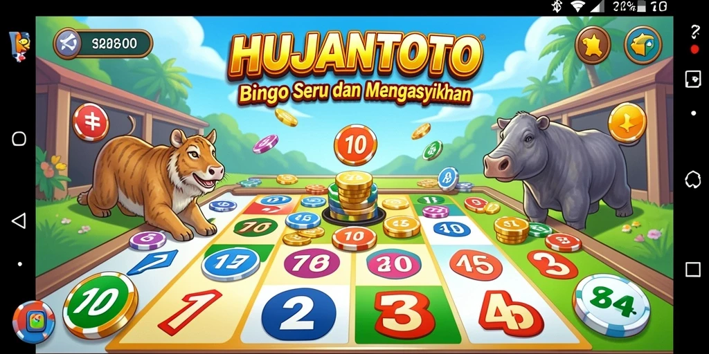 Tampilan gameplay seru dari HUJANTOTO yang penuh aksi dan interaksi.