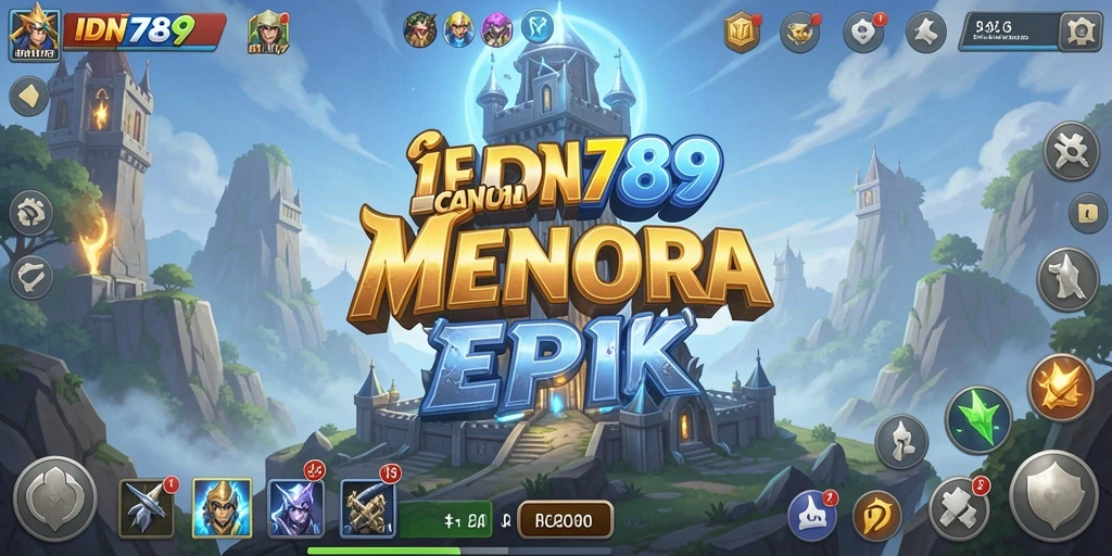 Tampilan gameplay IDN789 yang mendebarkan dalam Tower Defense.