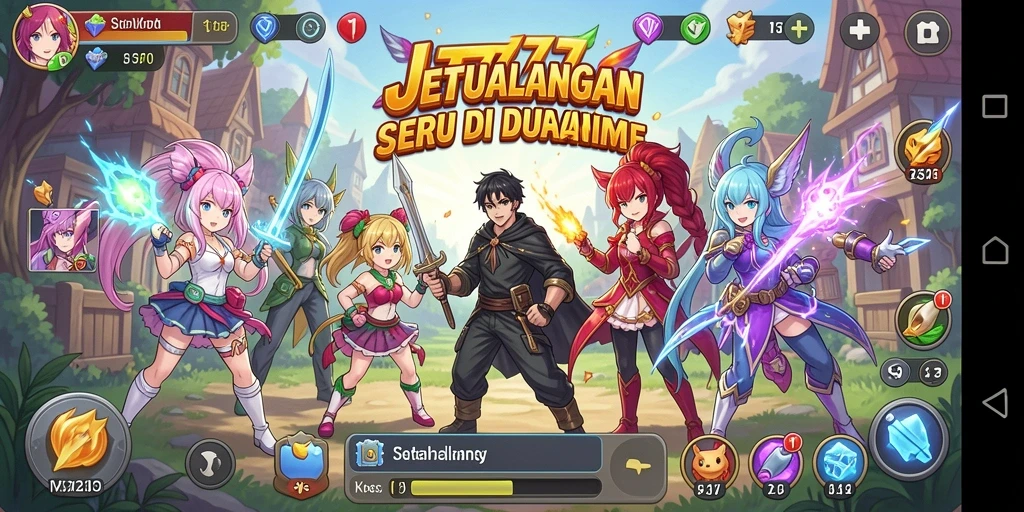 Tampilan seru gameplay JT777 dengan karakter unik.