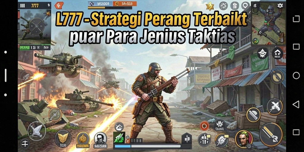 Tampilan dinamis dan strategis dari gameplay L777 yang memikat.