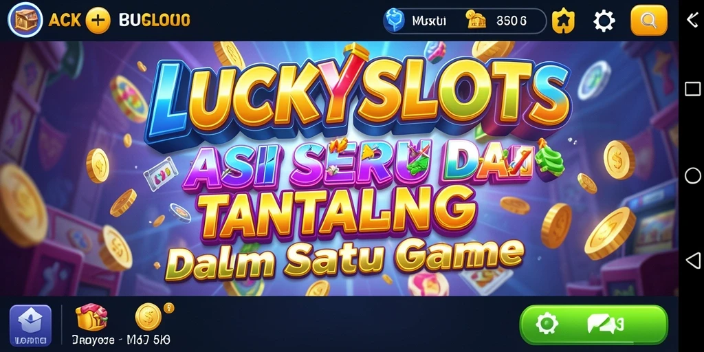 Tampilan aksi seru dalam gameplay LUCKYSLOTS yang memukau.