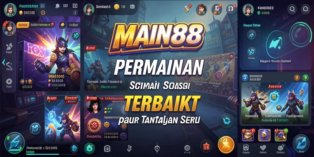 Tampilan utama gameplay <strong>MAIN88</strong> yang memukau dengan aksi strategi yang mendebarkan.