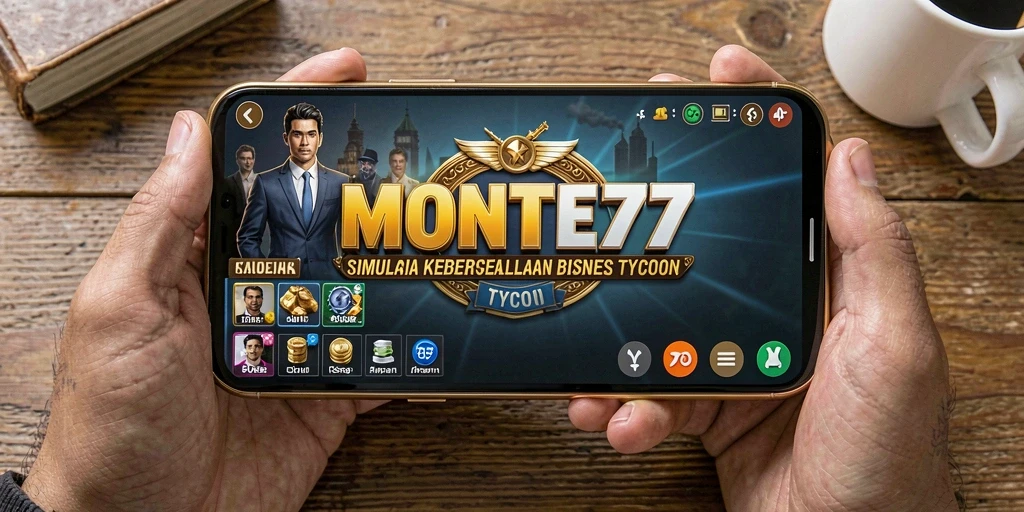 Tampilan gameplay <strong>MONTE77</strong> yang menarik dan menyenangkan saat mengelola bisnis.