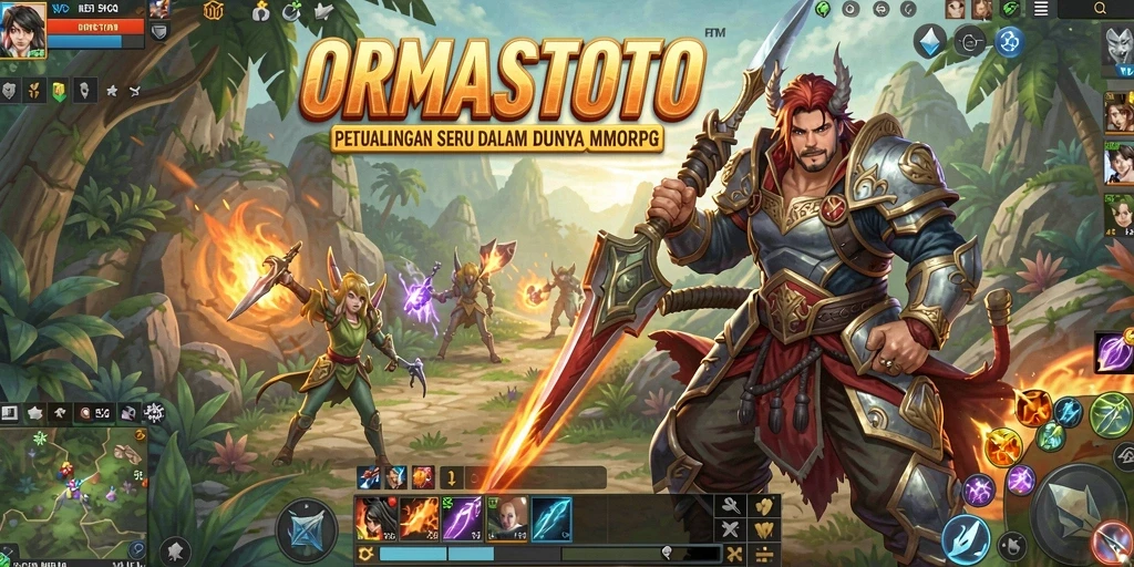 Tampilan gameplay ORMASTOTO yang menakjubkan di dunia MMORPG.