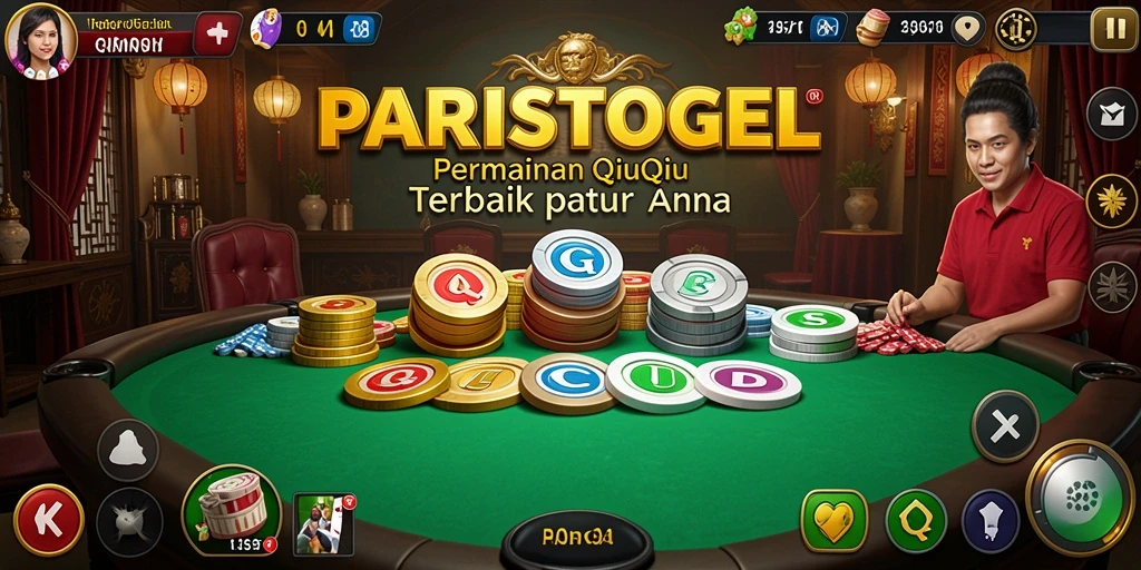 Tampilan menarik dari gameplay QiuQiu di PARISTOGEL.