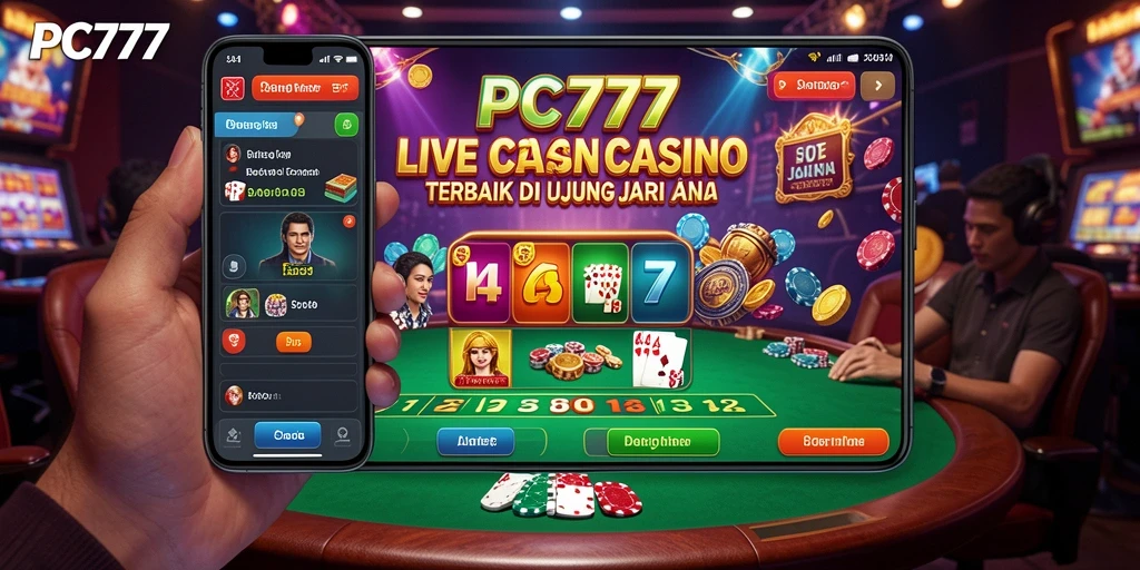 Tampilan gameplay Live Casino yang memikat dan interaktif.