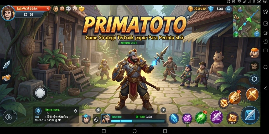 Tangkapan layar gameplay <strong>PRIMATOTO</strong> menunjukkan aksi strategis yang epik.