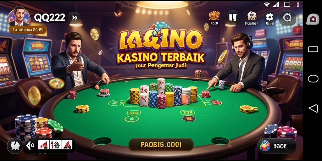 Tampilan gameplay menarik dari QQ222 di dunia kasino.