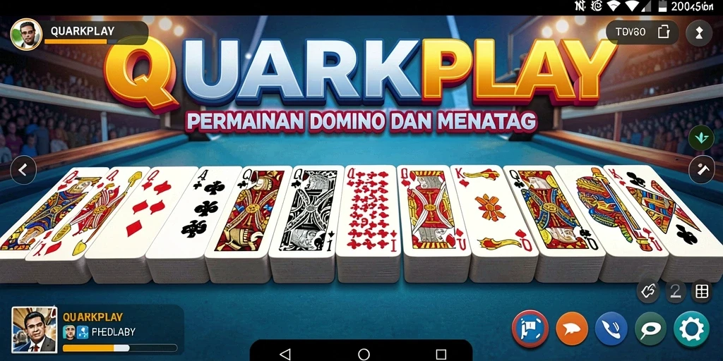 Tampilan gameplay seru QUARKPLAY dengan grafis menawan.