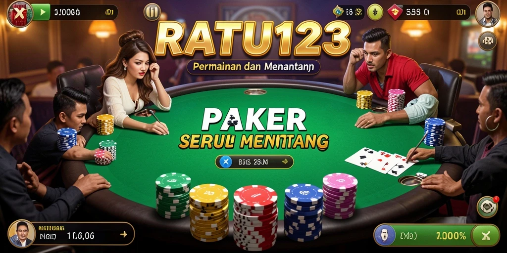 Gameplay menarik dari RATU123 saat bermain Poker online.