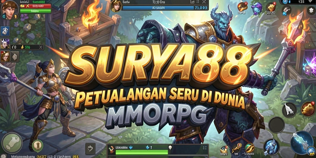 Screenshot gameplay <strong>SURYA88</strong> yang menampilkan momen pertarungan yang seru.