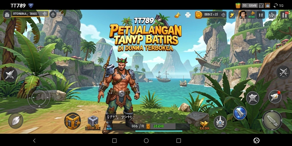 Screenshot permainan TT789 menampilkan eksplorasi dunia terbuka yang luas.